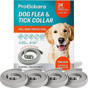 New Flea and Tick Prevention Collar for Dogs – Natural, Adjustable, All Sizes
